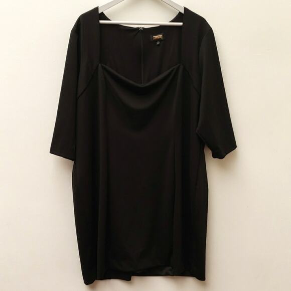 Alexia Admor Plus Size Black Marilyn Dress Women's Size 3X Party Careerwear - Picture 3 of 12